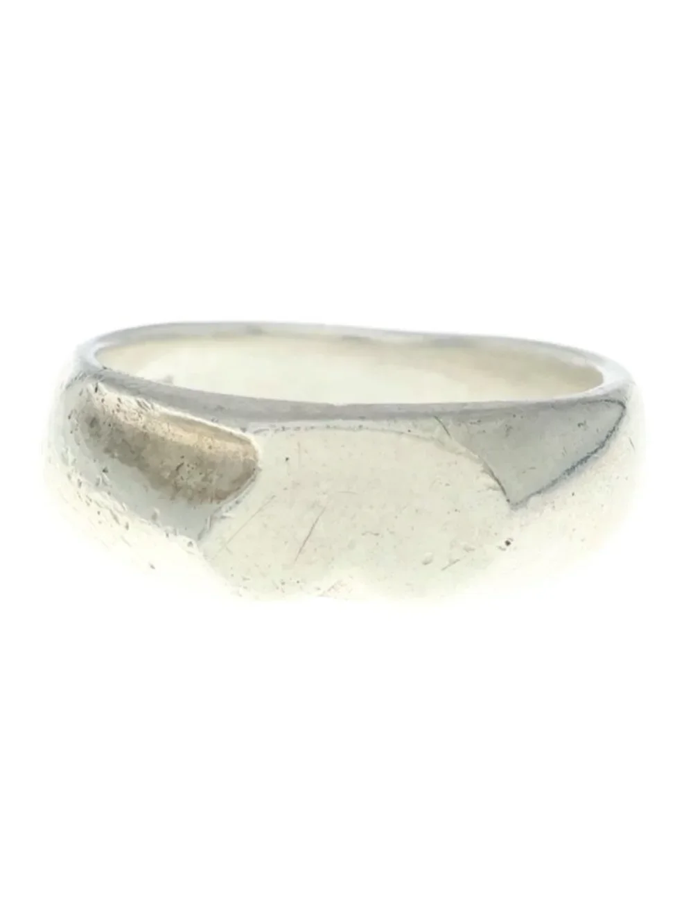 Tiffany & Co Signet Heart Ring Silver
